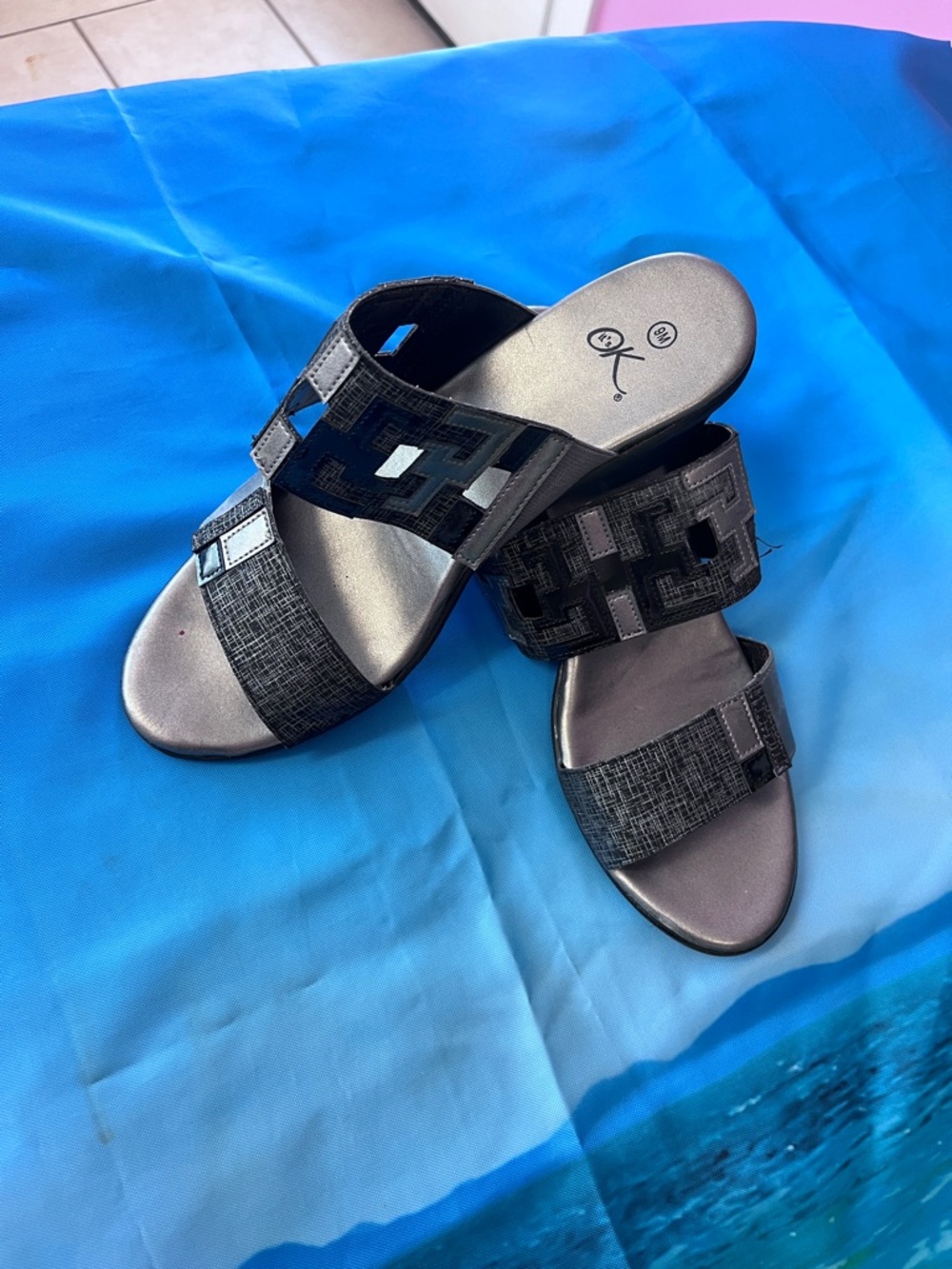 Slip-On Black Women’s Sandals